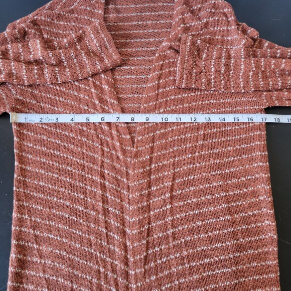Buckle Daytrip Lightweight Knit Open Front Cardigan Sweater, Women’s S, Orange - Picture 8 of 9